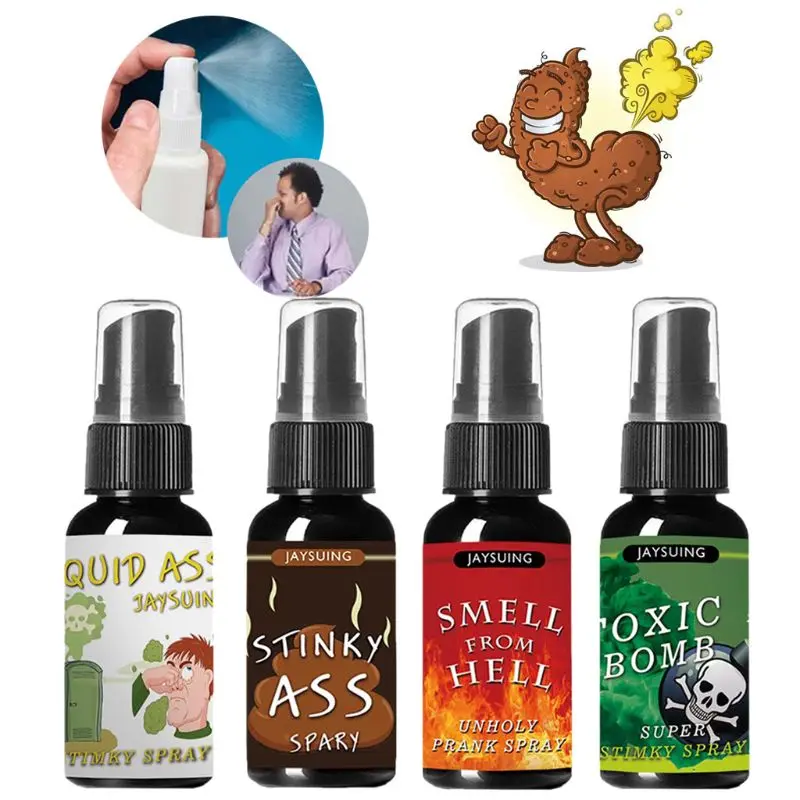 

30ml Super Stinky Liquid Fart Terrible Smell Spray Long Lasting Smell Halloween Prank Toy Adults Children Spoof Odor Spray
