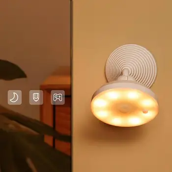 

PIR Motion Sensor Night Light 8leds 360 Degree Rotating Induction Lamp For Closet Corridor Cabinet Stairs Auto On/Off