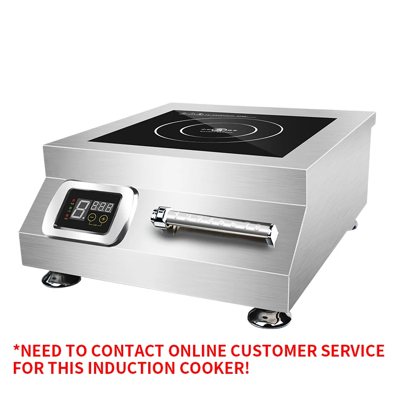 Commercial Induction Cooker 5000w High-power Flat Braised Meat Soup Cooker 5kw Stir-fry