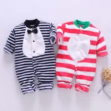 Зимний флисовый Детский комбинезон; куртка для новорожденных с длинными рукавами; комбинезон; одежда для малышей; Одежда для мальчиков и девочек; мягкие теплые комбинезоны для новорожденных