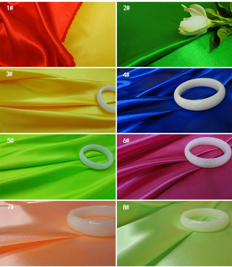 Super Deal! Silk/cotton Fabric with Pure White Silk Material for Lining Silk Cotton Tissue Light and Soft Satin Fabric