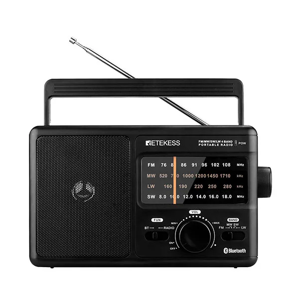 Retekess TR626 AM FM SW LW Tragbare Radio Bluetooth DSP Stecker in Radio Angetrieben Durch AC oder 4xD Batterie Große knopf für Ältere und Home – Detail 22