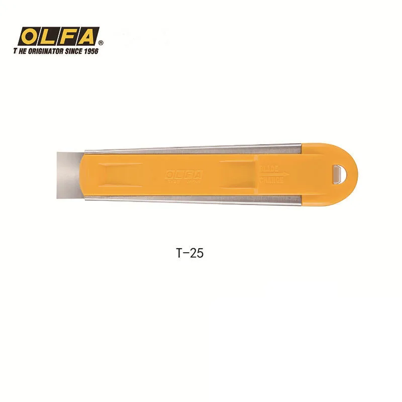 Япония OLFA Eurofare дугообразное лезвие, железный коготь скребок T-25 японский выпуск 200B - Цвет: T-25