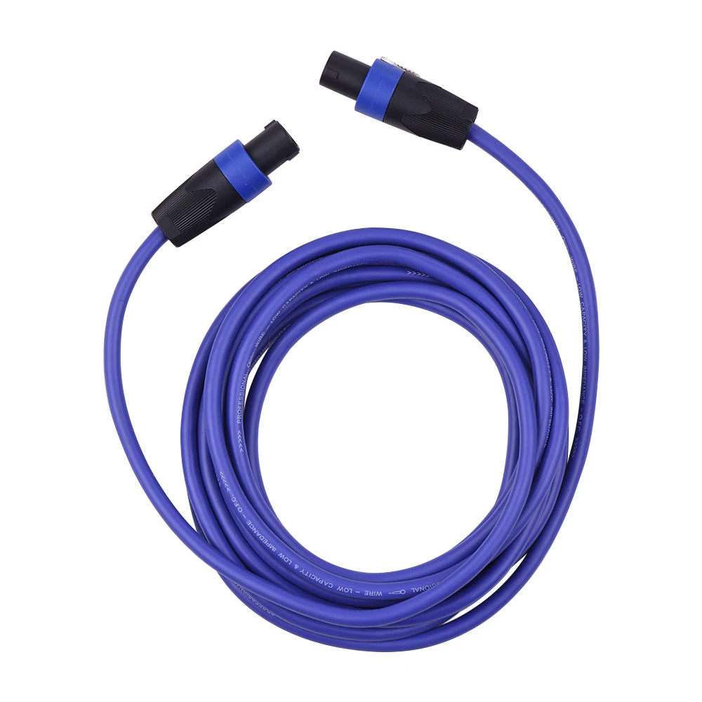 12AWG сценические микшерные кабели аудио усилитель шнур разъем для динамика штекер