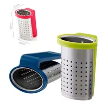 Фильтр для заварки чая из нержавеющей стали, фильтр для чайной ложки, многоразовый 20 шт./лот