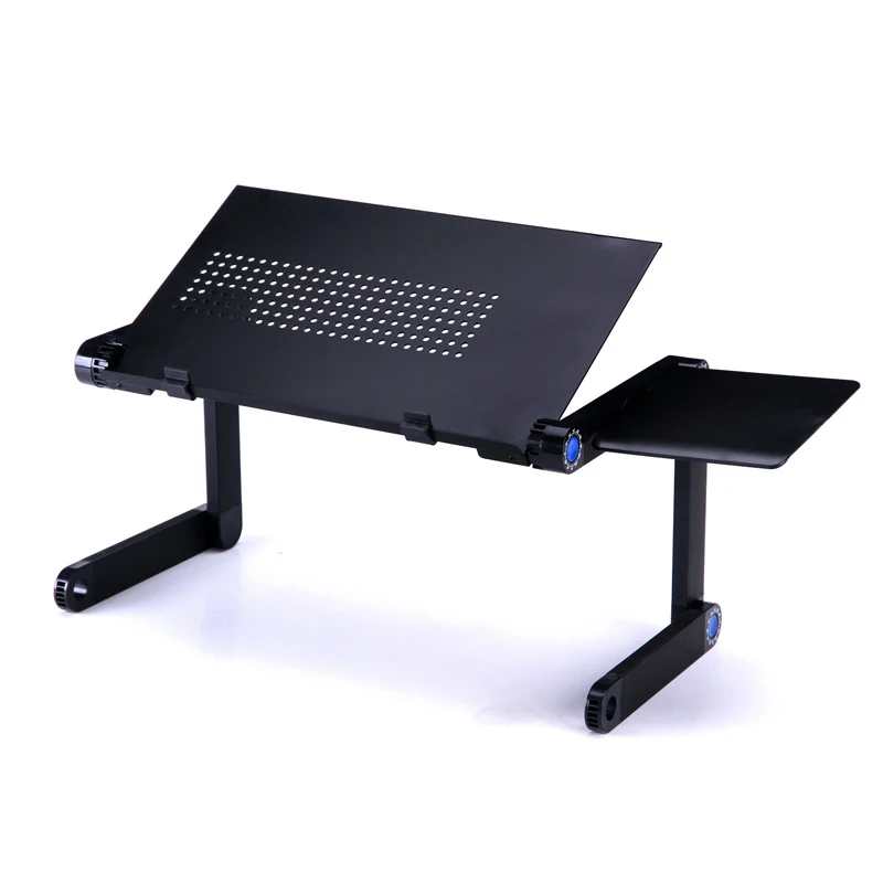 Черный Подставка для ноутбука компьютерный стол складной стол escritorio mesa plegable mesa ordenador Table pliante biurko tafel - Цвет: Черный