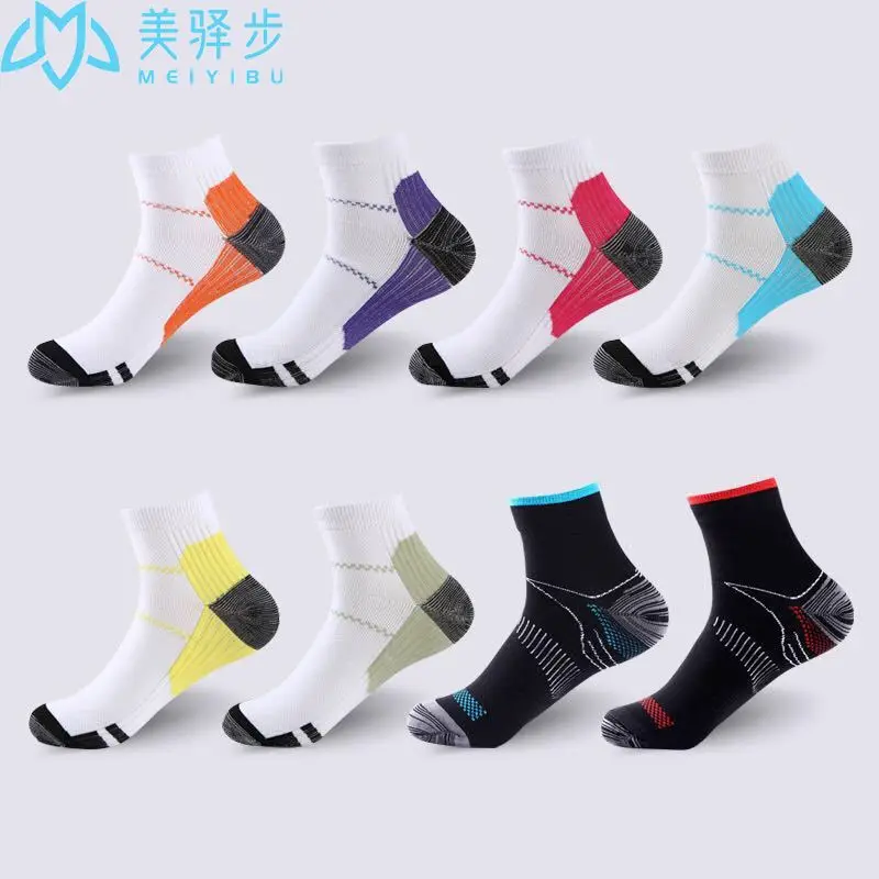 

3 Pairs Per Set Ankle Compression Socks,15-20 MmHg Is Best Athletic Medical for Men & Women, Running, Flight, Travel Football