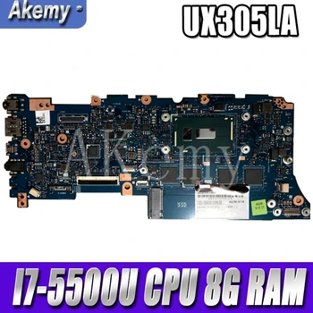 

AKEMY UX305LA Laptop Motherboard For Asus Zenbook UX305 UX305L U305L U305LA Mainboard 100% test Ok I7-5500U CPU 8G RAM
