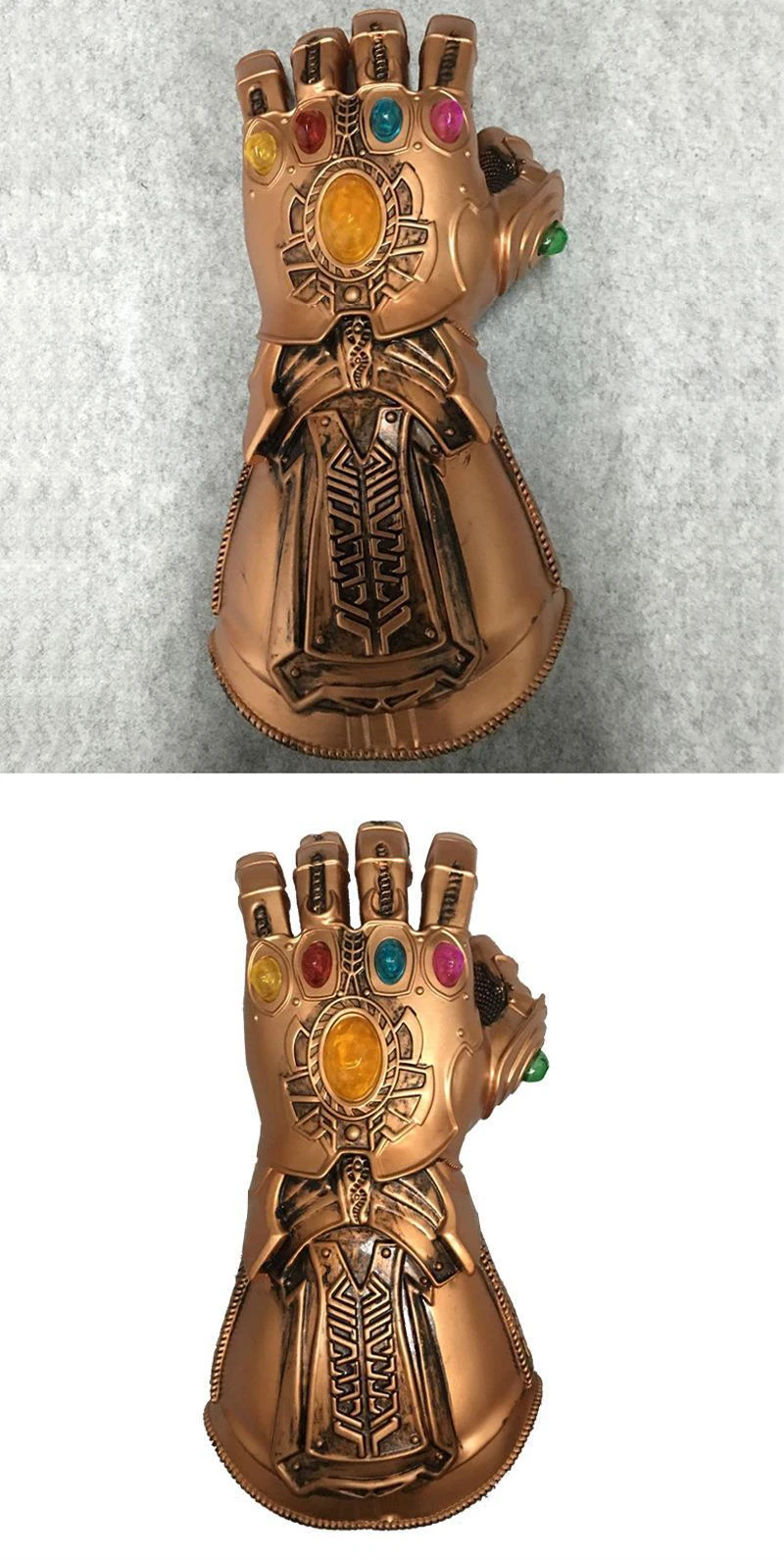 Мстители 4 эндигра танос Led Infinity Gauntlet Косплей костюмы Бесконечность война Led перчатка с крагами дети размер подарок на Хэллоуин