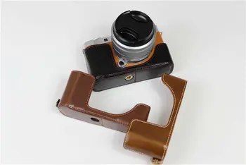 

Camera Pu Leather Case Bottom Opening Version Protective Half Body Cover Base For Fujifilm Fuji XA7 XA20 XA5 X-A7 X-A5 X-A20