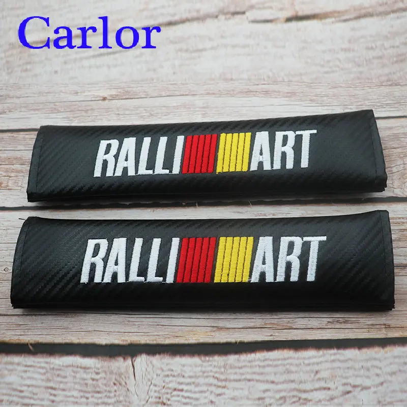 

2pcs/1pair newest Car Seat Belts Covers Padding Carbon Fiber Belt Shoulder Sleeve