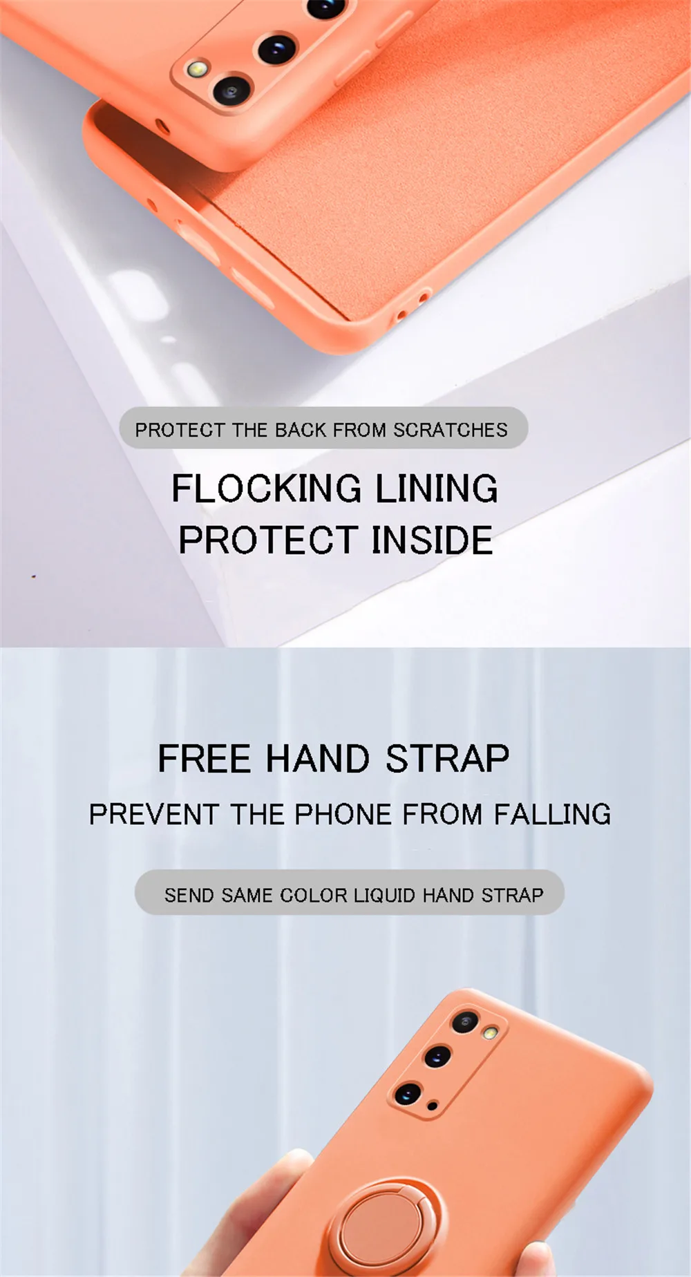 Magnetic Ring Holder Case For Xiaomi Mi 11 10 T Lite 8 9 SE 10 Redmi Note 7 8 9 Pro 9S 9A 9C K30 Soft Silicone Cover With Strap iphone se waterproof case