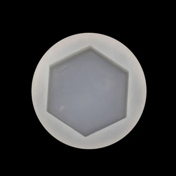 

DIY Hexagon Bottom Trays Resin Silicone Mold Jewelry Making Tools Art Crafts
