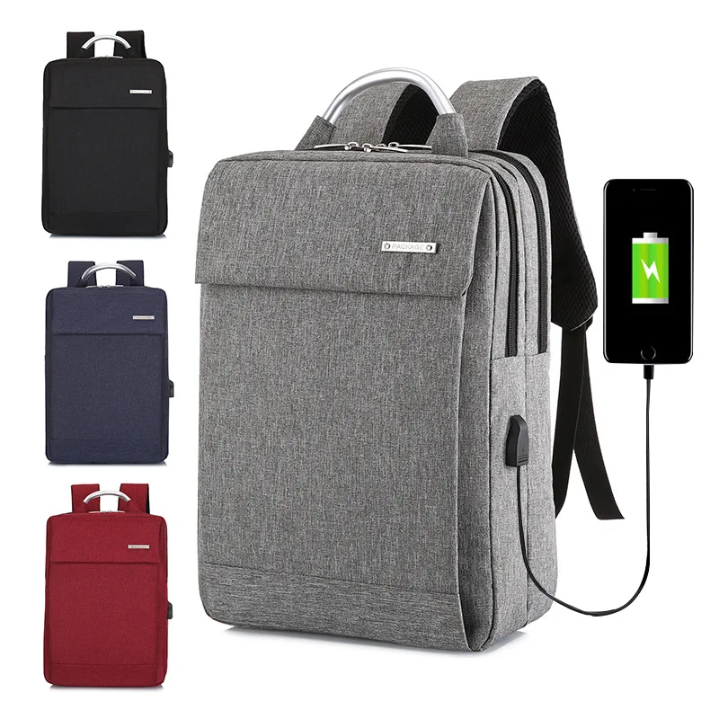 

New Style Computer Bag Backpack Chinlon MEN'S Backpack Trend Schoolbag