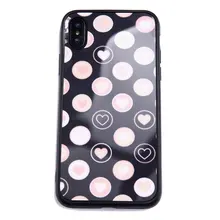Beautiful Dot Pattern Lightweight Ultra Thin Mobile Phone Case Back Protective Case Suitable for iPhone uk national flag style owl pattern protective back case for iphone 4 4s white red multicolor