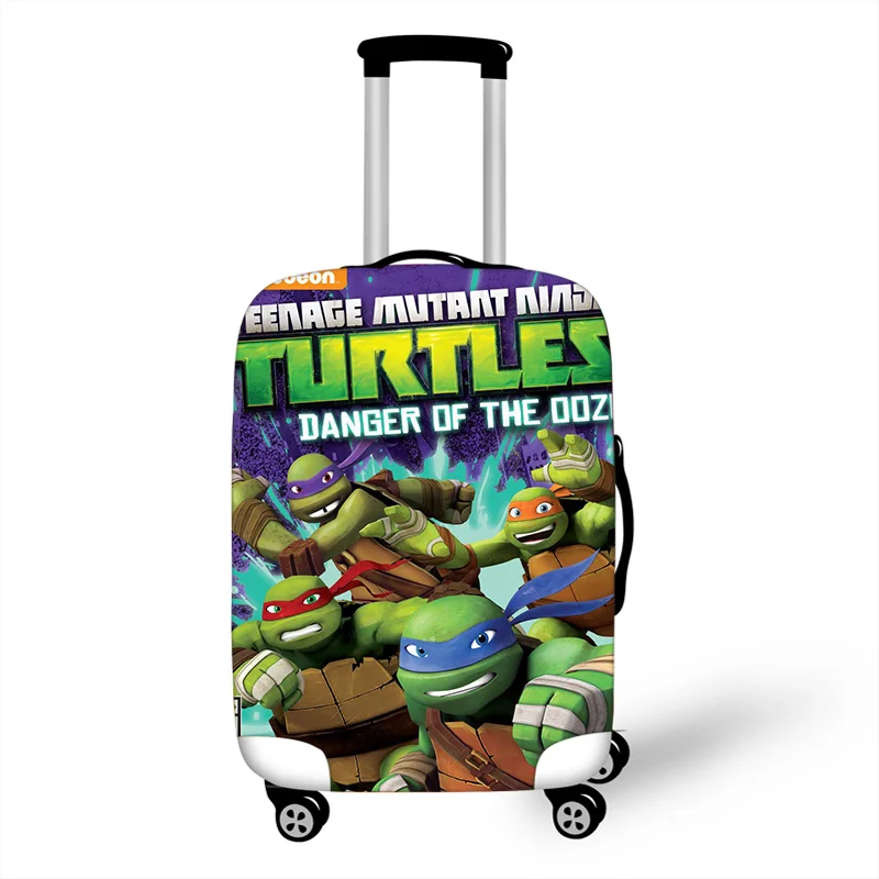 1"-32" Черепашки Ниндзя TMNT толстый Чехол для багажа Аксессуары Эластичный чехол для костюма чехол для путешествий Чехол на колесиках защитные чехлы - Цвет: 013