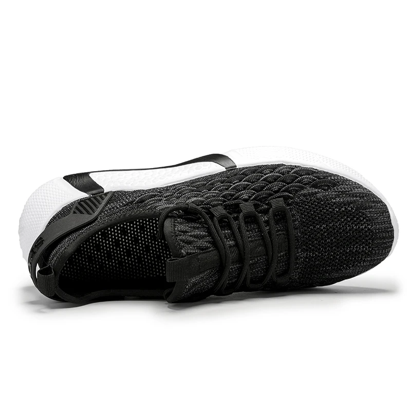 TANTU Fashion Lightweight Mesh Running Shoes for Men Breathable Comfortable Outdoor Sport Shoes Non-slip Casual Walking Shoes