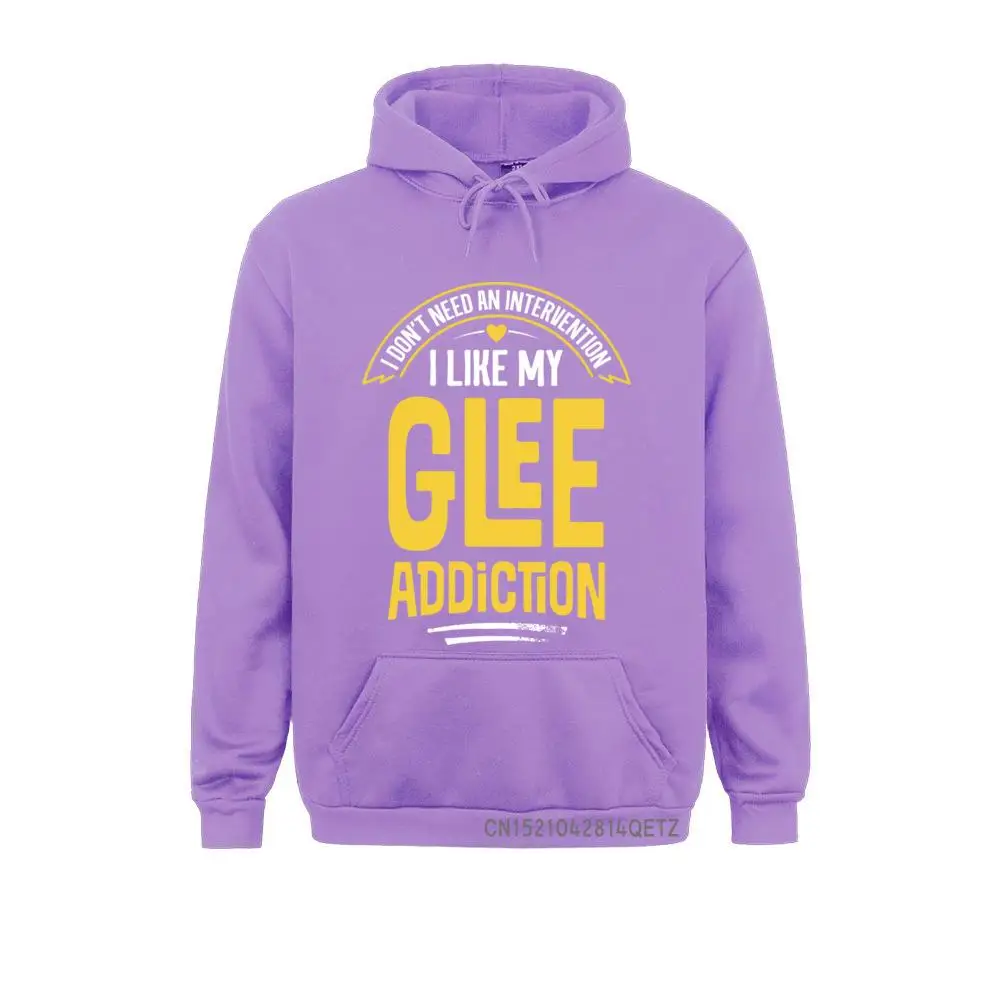 Funny Glee - I Like My Addiction Pullover Hoodie__B8621 Lovers Day  Hoodies Long Sleeve Simple Style Sportswears Plain Sweatshirts Funny Glee - I Like My Addiction Pullover Hoodie__B8621purple
