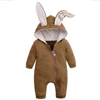 Baby Rabbit Rompers For Baby Girls Autumn Winter Infant Clothing Overalls Jumpsuit Halloween Costume Newborn Baby Boys Clothes 4