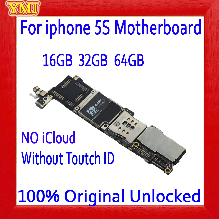 Оригинальная разблокированная материнская плата для iphone с/без Touch ID 16 ГБ 32 64