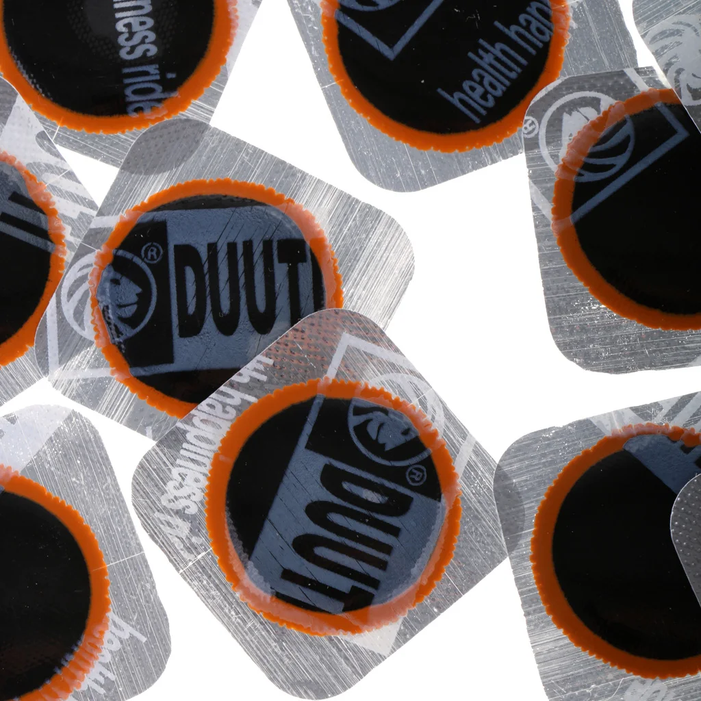 10 Pieces Bike Bicycle Tyre Tire InnerTube Repair Tool Rubber Patches for Unversal