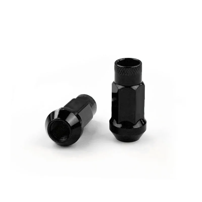 Комплект Колесные гайки M12x1.5MM части черный для Honda Civic Accord полезные