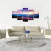 Sunset Beach Sea Wave Seascape Tree Dusk Wall Art Picture Print Canvas Painting for Living Room Decor Drop shipping 2