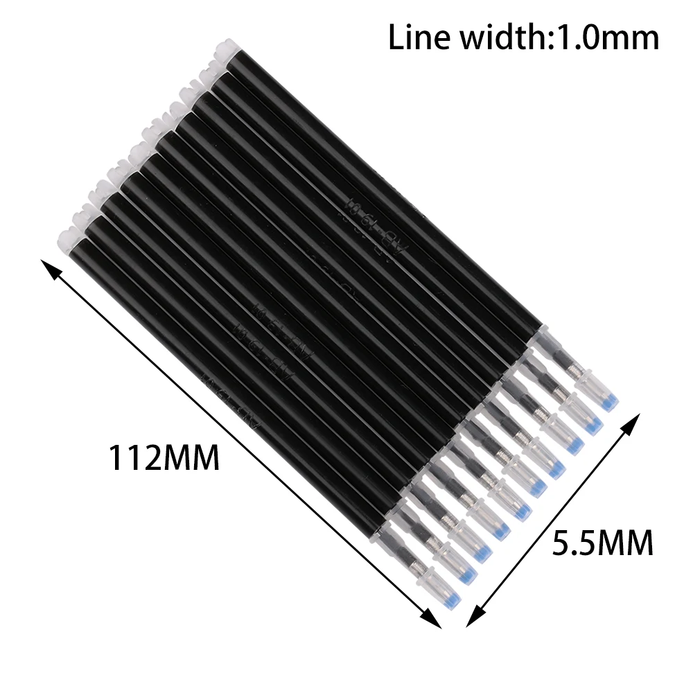 10PCS 10PCS High Temperature Disappearing Pen DIY Sewing For Cloth And Leather Plastic Ironing Heat Fades Disappearing Refill - Цвет: 10PCS