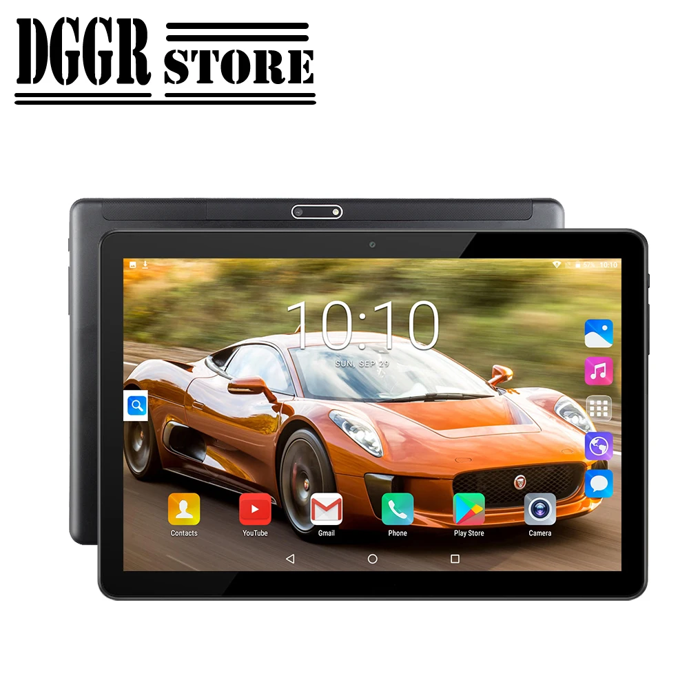 Телефон звонок 3G Ouad Core 10 1 дюймов IPS 1280 × 800 2 Гб RAM 32 ГБ ROM GPS Android 7 0 3000 мАч планшетный
