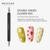 MAYCHAO 1PC Nail Art Dotting Pen Dual-ended Drawing Painting Rhinestones DIY Design Nail Art Dotting Tools Manicure Accessories 1