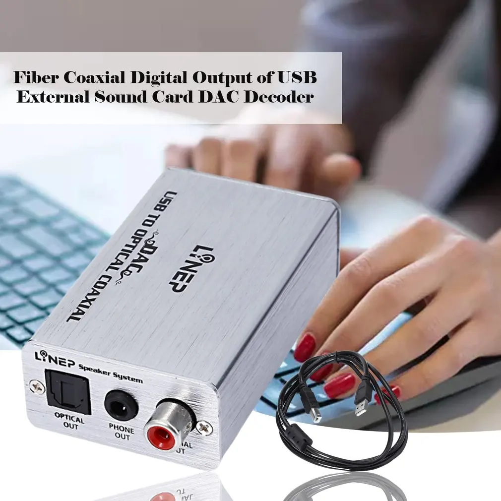 M303 декодер Профессиональный Usb внешний звуковая карта декодер DAC волоконный коаксиальный цифровой выход Алюминиевый декодер