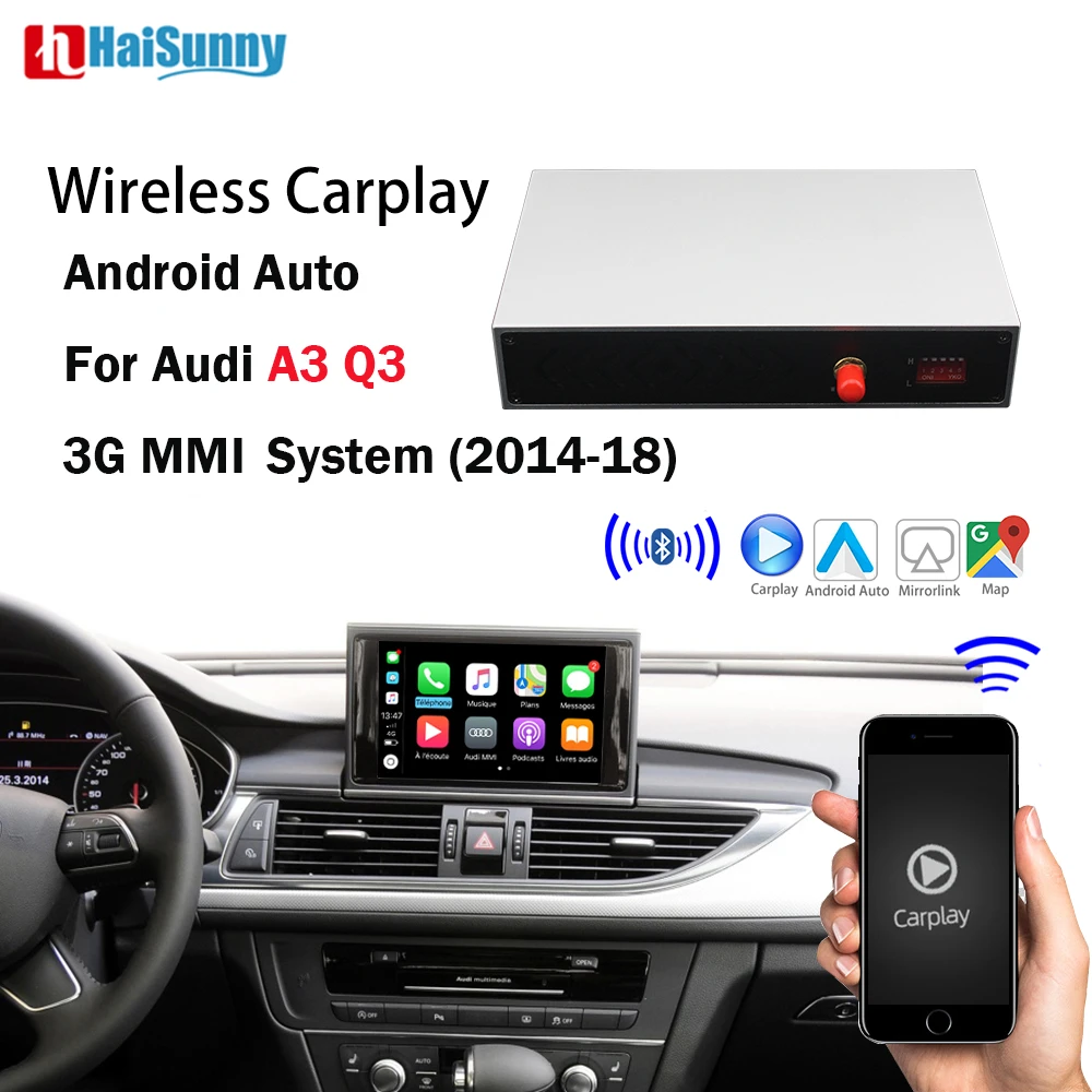 For Audi A3 Q3 Wireless Carplay Android Auto Oem Screen Support Mirror Link Reverse Camera Mmi System Multimedia Airplay Car Multimedia Player Aliexpress