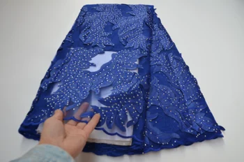 

stones french lace fabric newcoming mesh lace fabric with stones good quality african tulle lace for dress PSDE062