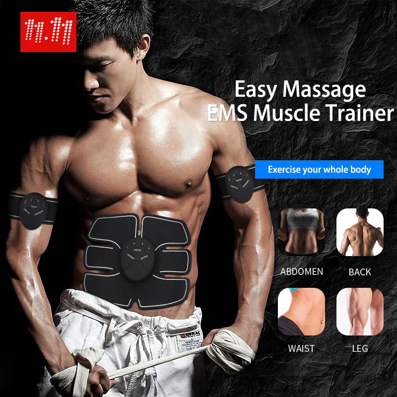 

Muscle Stimulator EMS Muscle Toner Professional Muscle Trainer Massage Relaxation Device Wireless AB Abdominal Muscle Trainer