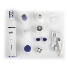 7 в 1 перезаряжаемый триммер для волос, электрический женский ушной нос, бритва для бровей, массажер, Новинка