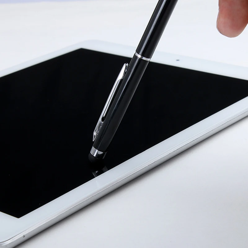 2в1 стилус для сенсорного экрана+ Шариковая ручка для IPad IPhone планшета смартфона