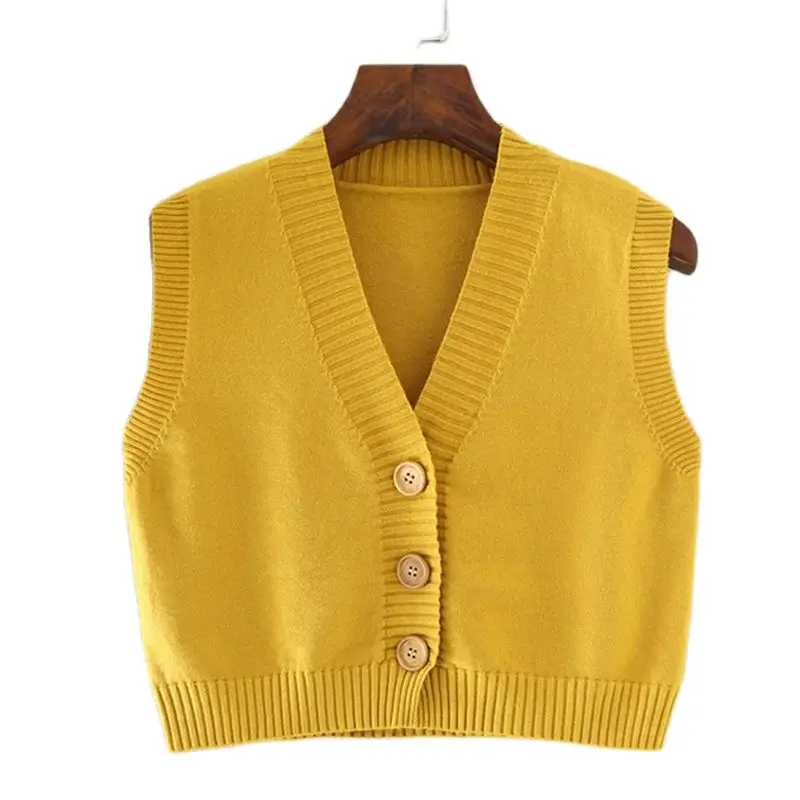 Knitted Crop Cardigan Women 2021 Korean 