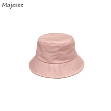 Женские летние шляпы в винтажном стиле, подходят ко всему, однотонные, повседневные, элегантные, на плоской подошве, простые, для студенток, для девушек, шляпа для женщин, корейский стиль, повседневная мода