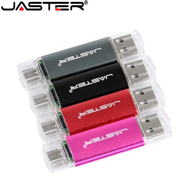 Флэш накопитель USB JASTER для смартфона OTG флэш Micro U диск 4 ГБ/8 ГБ/16 ГБ/32 ГБ/64 Гб оптовая