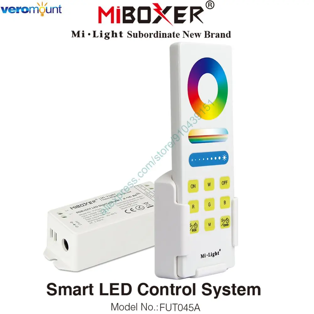 MiBoxer FUT045A RGB + CCT умный светодиодный пульт управления (FUT045 и FUT088) 2 4 ГГц RF