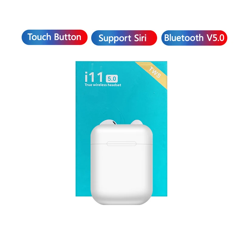

i11 TWS Mini 5.0 Bluetooth Earphone Wireless Headphones Touch control Portable Invisible Earbud for xiaomi Iphone Smart Phone