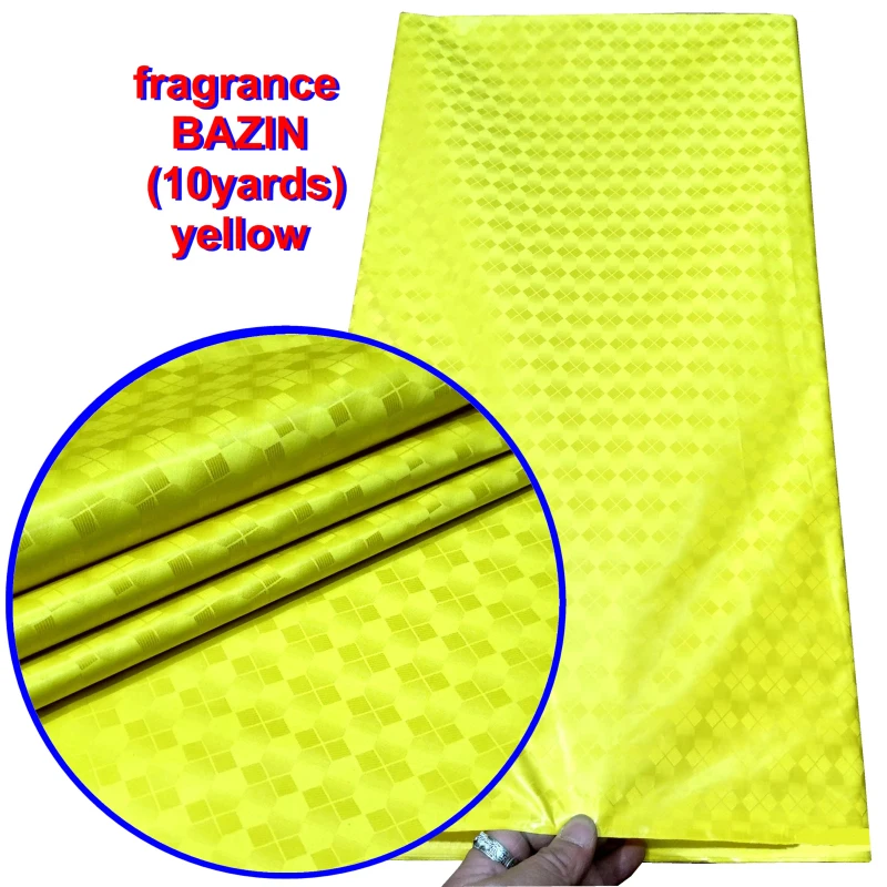 Getzner парча Базен Riche ткань 2020 новый африканский кружевная Нигерия платье желтый