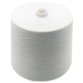 

1 Roll Polyester Sewing Threads Wear-resistant Sewing Threads Practical Threads Material for Clothes Pants (White)