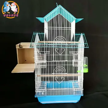 

Parrot Cage Luxury Large Bird Cage Starling Cage Large Metal Peony Wren Breeding Cage Nest Iron Large Bird Cage Pigeon Supplies