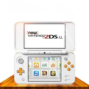 

OSTENT 2 x Clear LCD Top Bottom Screen Protector Film for Nintendo New 2DS LL/XL Console