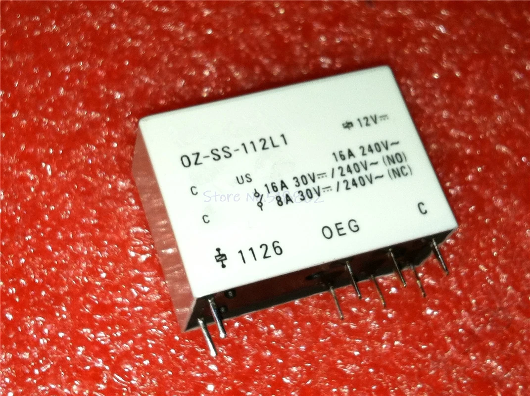 10 шт./лот OZ-SS-112L OZ SS 112L 12VDC реле 12V OZ-SS-112L1 16A на