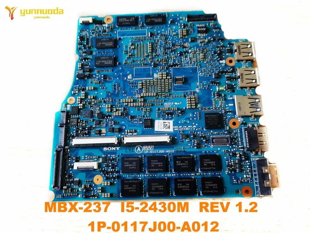 price cut  Original for SONY MBX-237 15.5 laptop motherboard MBX-237 I5-2430M REV 1.2 1P-0117J00-A012 tested g