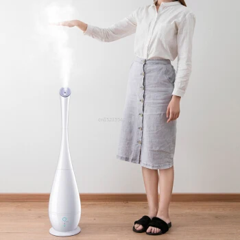 220V Floor Stand Smart Remote Control Air Humidifier 5L 30W Air Mist Maker 4 Layers Water Filter/Automatic Humidistat
