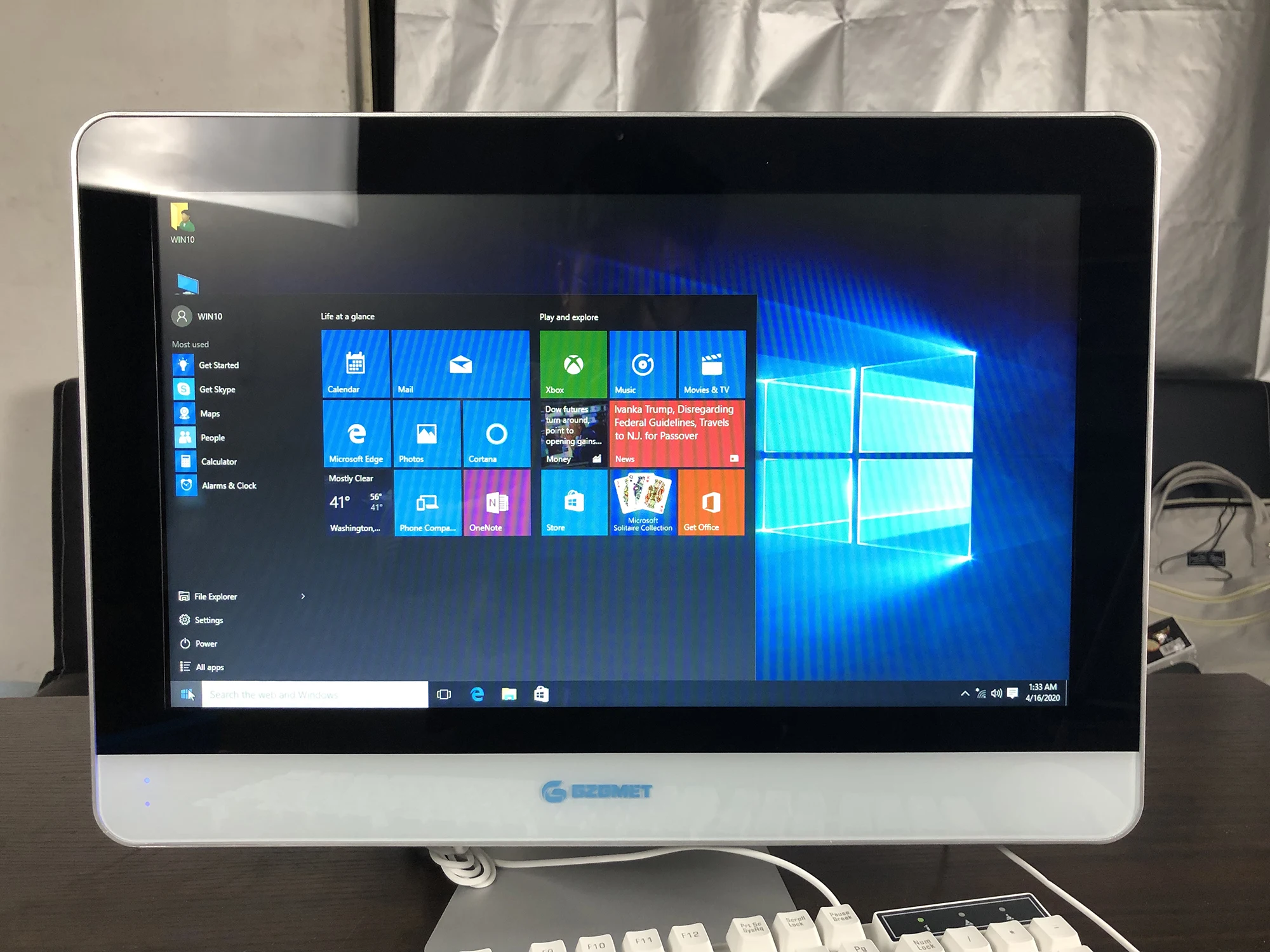 21.5 Inch Intel Windows 10 Computer All In One Pc I7 I3 Core Wifi Desktop Pc office desktop with Keyboard Mouse