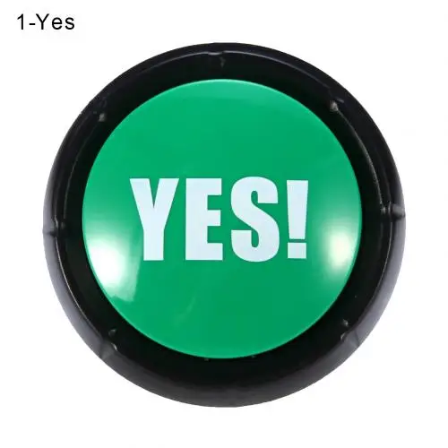 Respond to phone Bullshit Buttons Maybe No Sorry Yes Sound Button Toys Home Office Party Funny Gag Toy For Kids Adult Toy Gifts - Цвет: 1